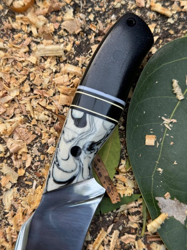 High Carbon Steel Camping Knife with Micarta Handle