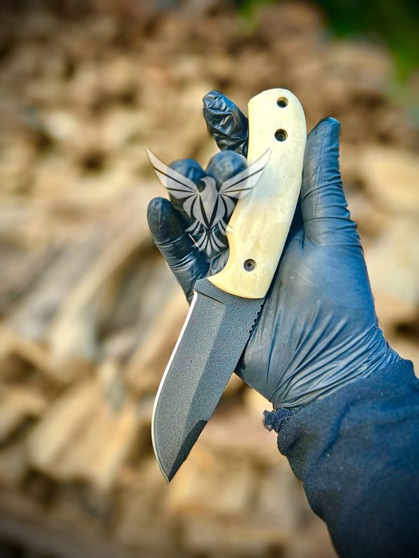 Prime Knives Bone Handled High Carbon Steel Hunting Skinner - Image 3