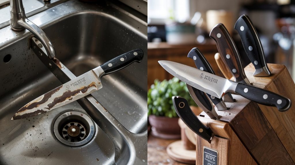 Kitchen Knives Care Mistakes