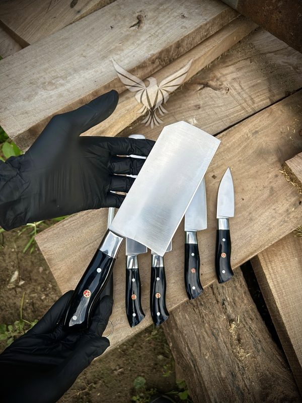 Master Chef III- Stainless Steel Japanese Knife Set – Razor Sharp Blades-Perfect for Kitchen use. - Image 4